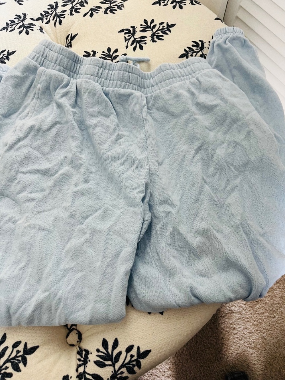 Old Navy So Comfy Light Blue Jogger Sweatpants, Size Small Petite, Retail $36